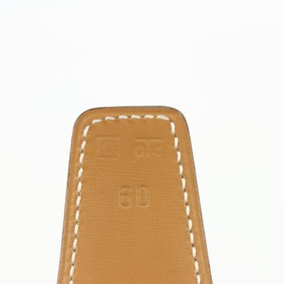 Hermès Brown x Gold 32mm Reversible H Logo Belt main image 10